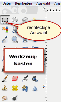 Rechteckige Auswahl
