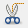 Icon der magnetischen Schere