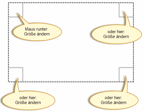 Größe ändern