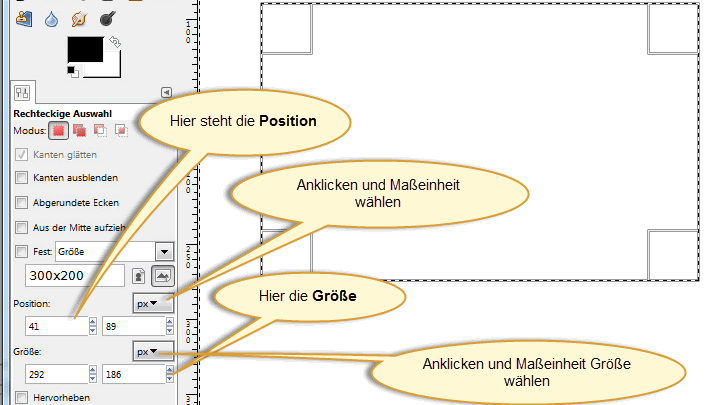 Größe ändern