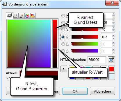 Farbe wählen Title