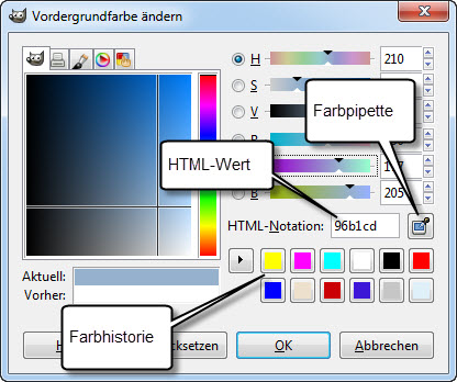Farbwahl Title