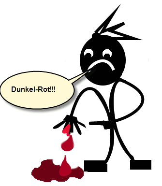 Karrikatur "dunkelrot" Title