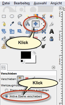Verschieben-'Werkzeug Title
